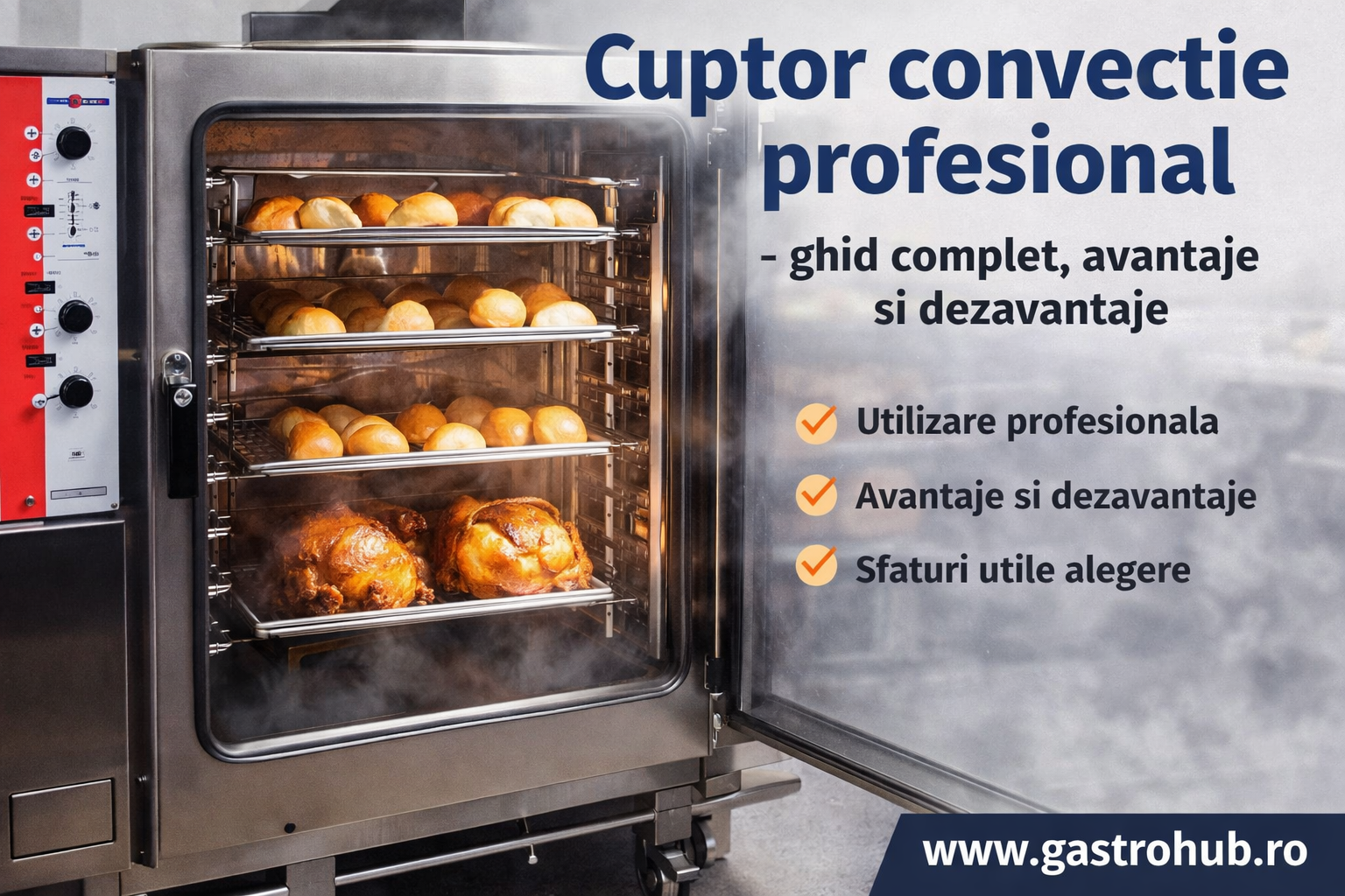 Cuptor convectie profesional – ghid complet, avantaje si dezavantaje