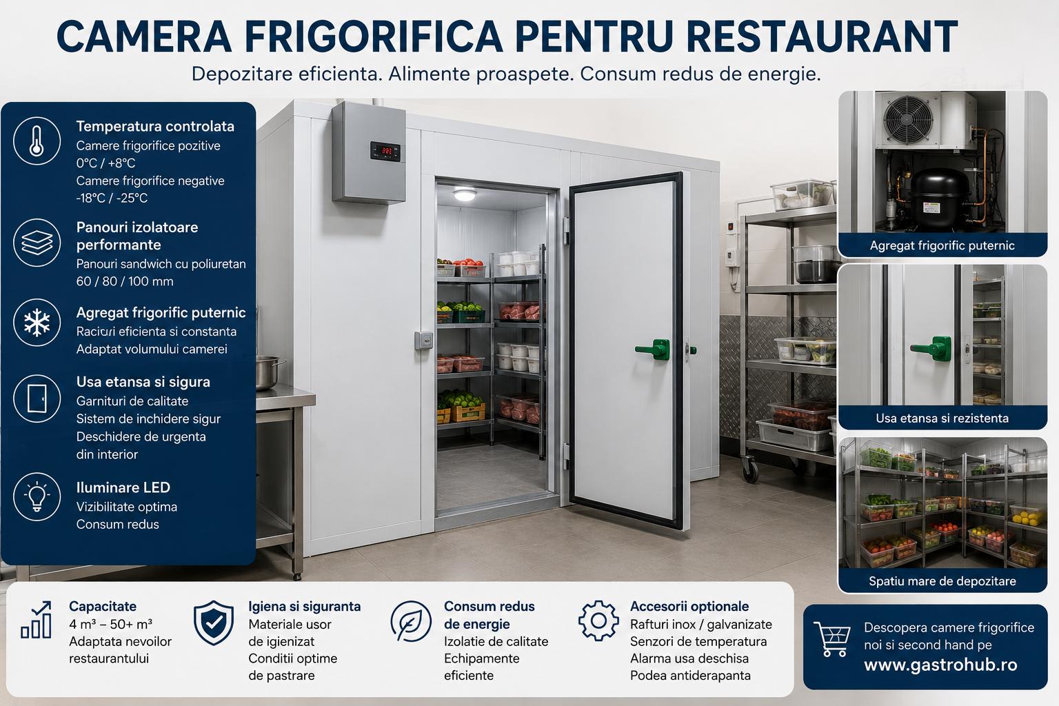 Camera frigorifica pentru restaurant – cum alegi modelul potrivit?