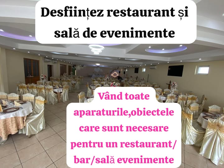 Vand Restaurant si sala de evenimente