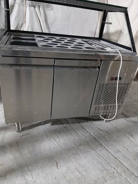 Mese reci si mese calde horeca inox – salad bar vitrina + mese lucru – diverse dimensiuni Timisoara - Imagine 3