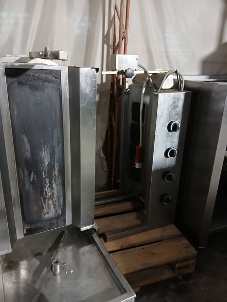 Aparat shaorma electric Kalitegaz 5 arzatoare – rotisor kebab profesional horeca Bucuresti