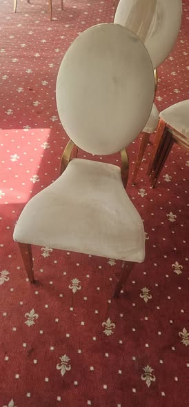 Scaune Washington catifea + mese rotunde sticla 180 cm | Evenimente HoReCa - Imagine 2