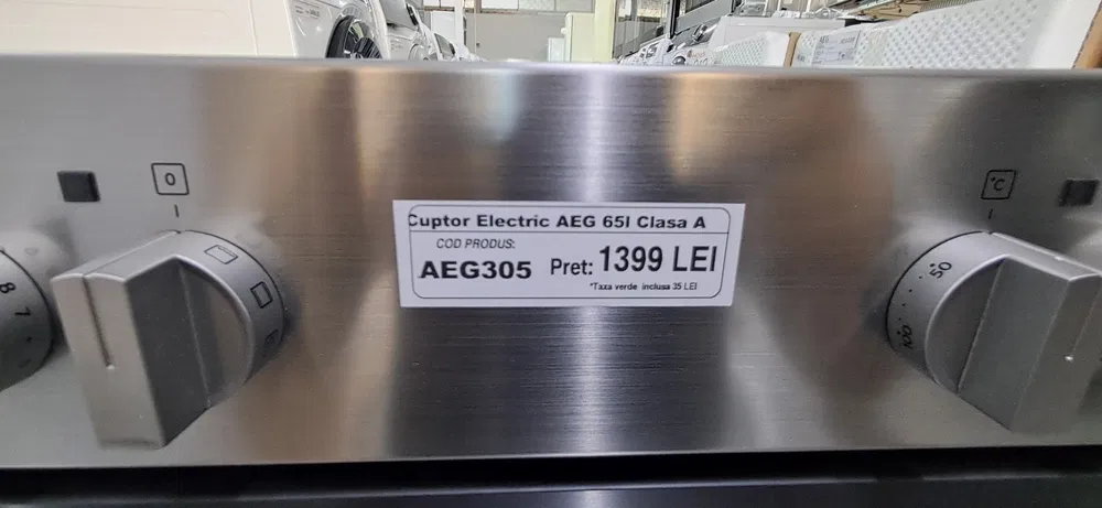 Cuptor electric AEG 65L – autocuratare hidrolitica – Clasa A – NOU – Garantie - Imagine 3