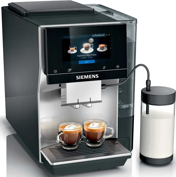 Espressor automat Siemens EQ700 TP715D47 – 19 bari – ecran touch – NOU – Garantie – Import Germania