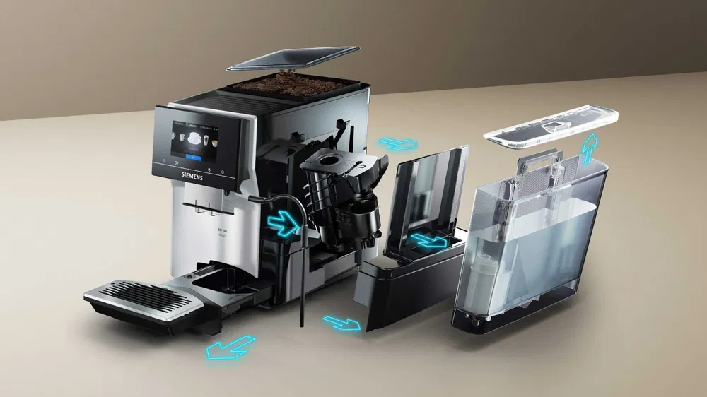 Espressor automat Siemens EQ700 TP715D47 – 19 bari – ecran touch – NOU – Garantie – Import Germania - Imagine 3