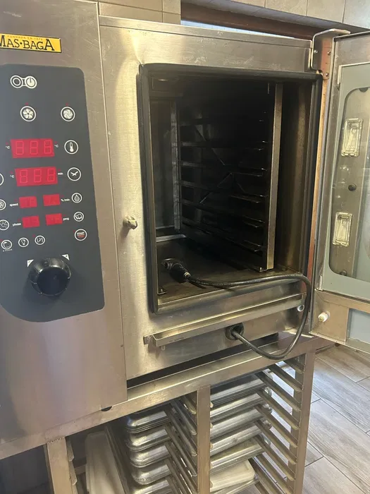 Cuptor profesional Mas-Baga 6 tavi GN – 380V – horeca – stare foarte buna - Imagine 2