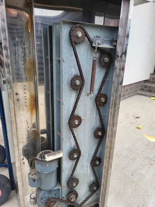 Rotisor pui profesional pe gaz inox Suprema – capacitate 60 pui – horeca - Imagine 3