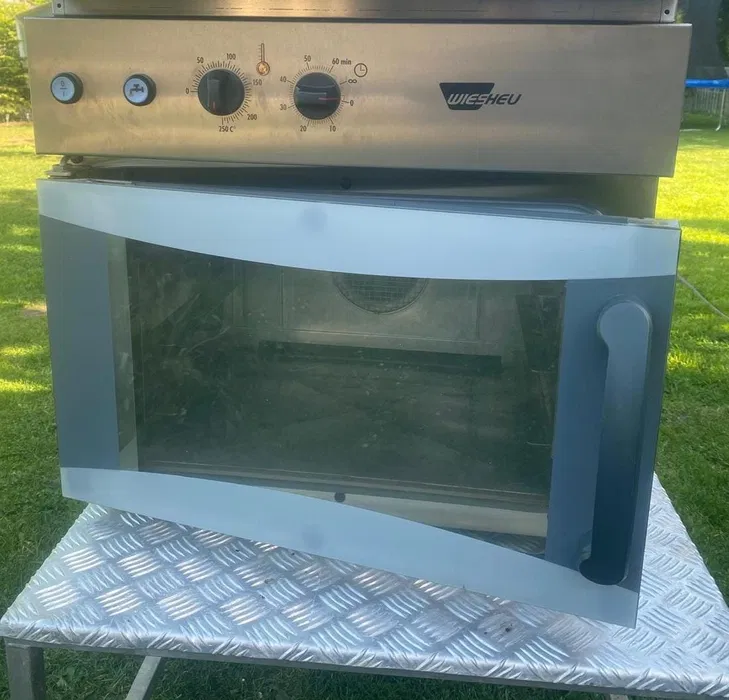 Cuptor profesional patiserie WIESHEU – 3 tăvi, 230V, ideal HoReCa, import Germania - Imagine 2