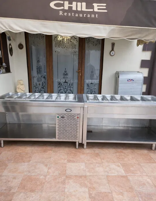 Masa calda bain marie profesionala HoReCa autoservire inox