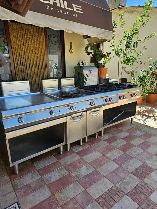 Linie gatit profesionala Angelo Po gaz aragaz friteuza fry top HoReCa inox - Imagine 2