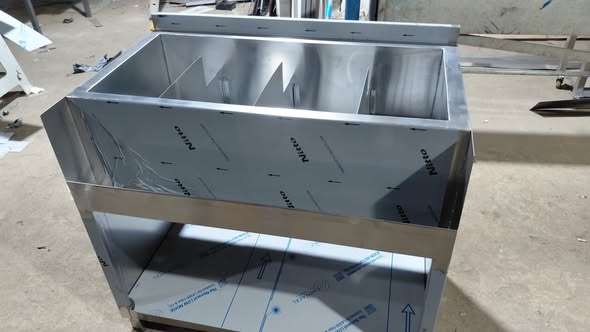 Masa calda bain marie inox HoReCa autoservire cu cuve GN profesionala - Imagine 2