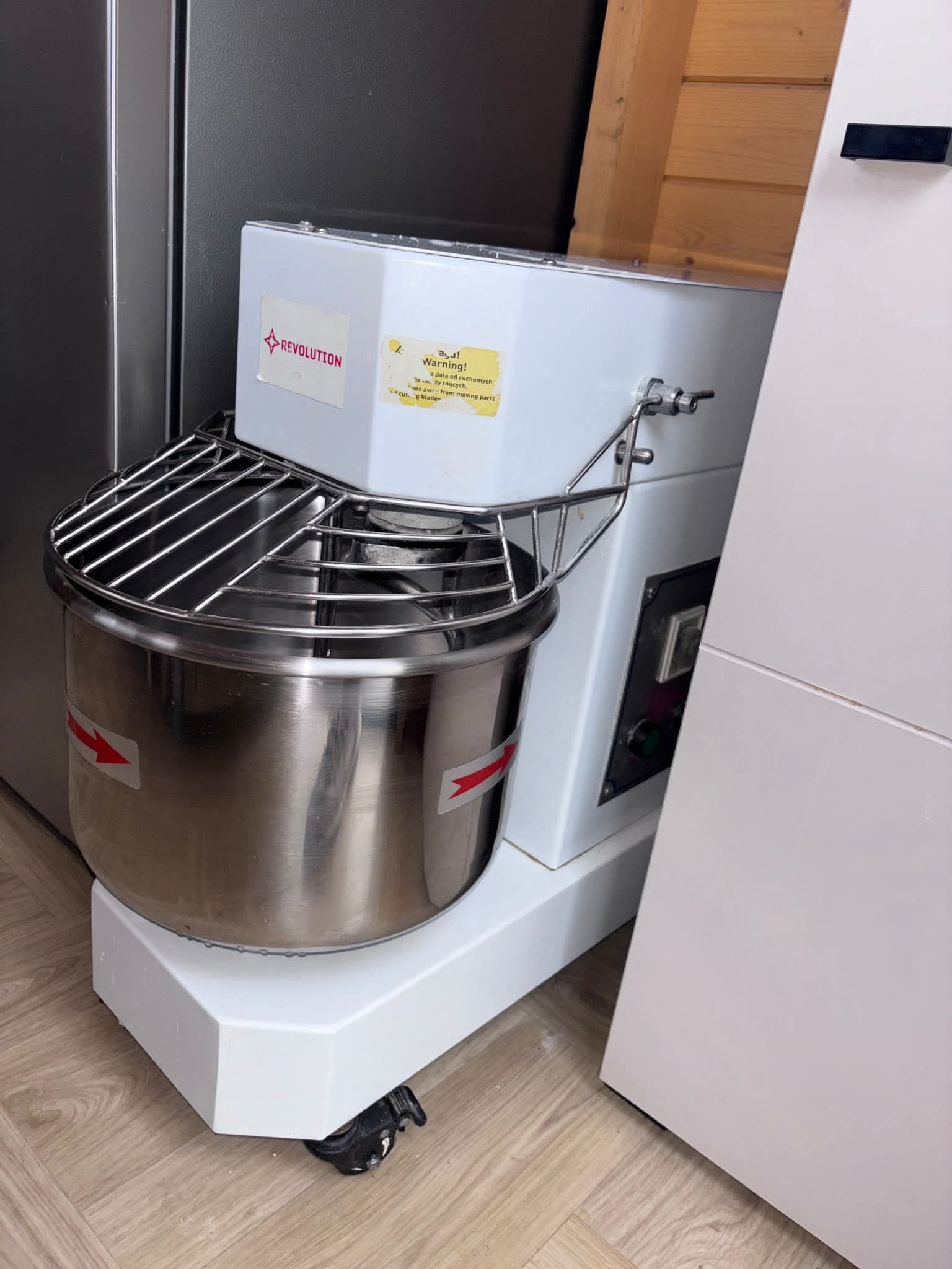 Malaxor spiral profesional inox – framantator aluat HoReCa patiserie / brutarie