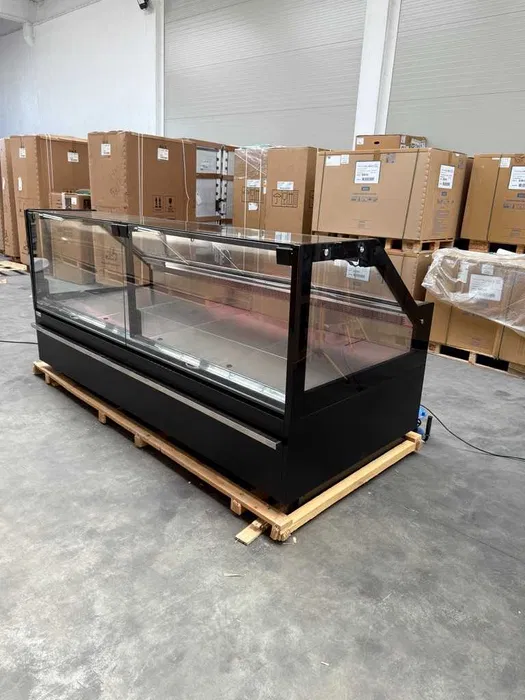 Vitrina frigorifica orizontala Modena Lite FULL INOX 382 cm NOUA | +4°C | Vitrina carne, mezeluri, lactate HoReCa