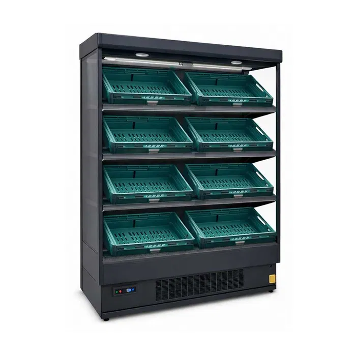 Vitrina frigorifica legume fructe KIEL NOUA | +2 +8°C | 132 cm | Vitrina verticala supermarket