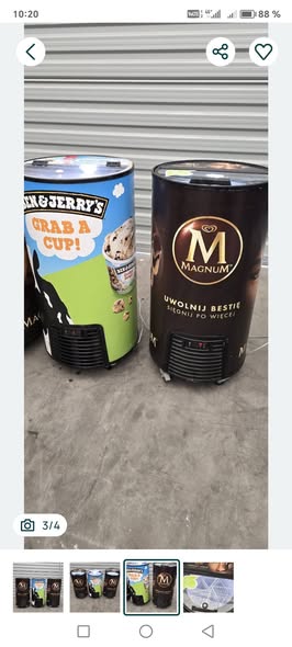 Vitrine frigorifice tip cooler cilindric – Magnum / Ben & Jerry’s | Galati - Imagine 2
