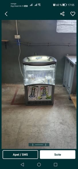 Vitrina frigorifica mica de podea – ideala bauturi / impuls sales | Galati