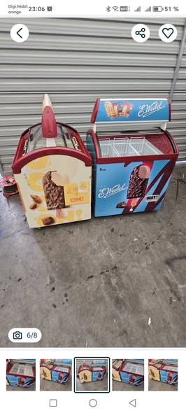 Lazi frigorifice inghetata Wedel – capac curbat, modele premium | Galati