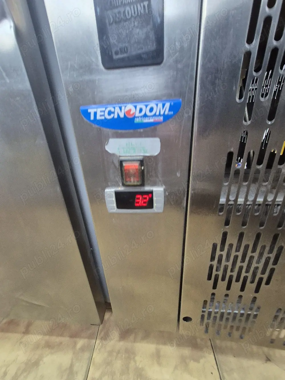 Masa frigorifica 2 usi cu chiuveta inox Tehnodom Italia HoReCa - Imagine 2