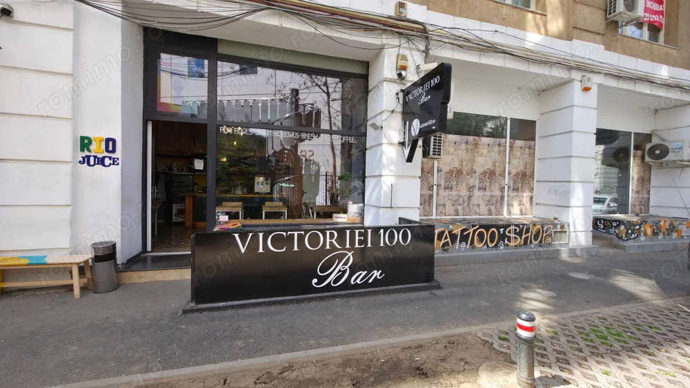 Spatiu HoReCa de vanzare Calea Victoriei 169 mp – bar complet utilat, investitie premium