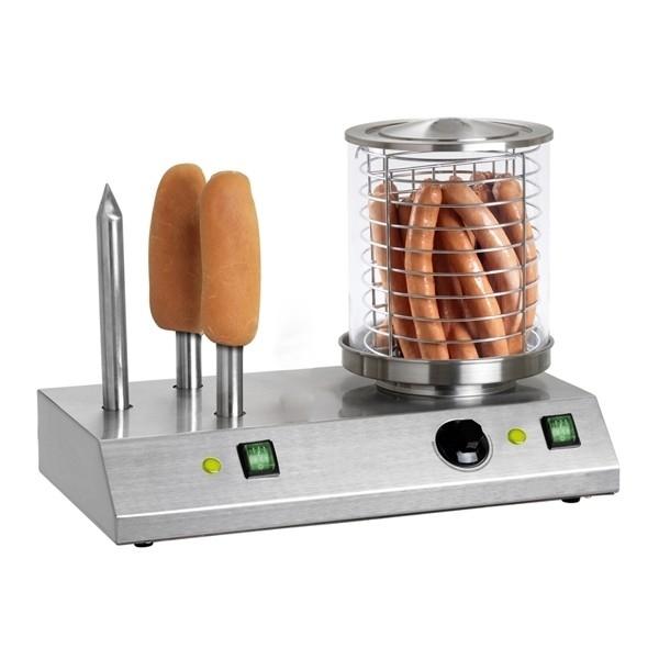Aparat Hot Dog profesional 4 țepușe – NOU - Imagine 2