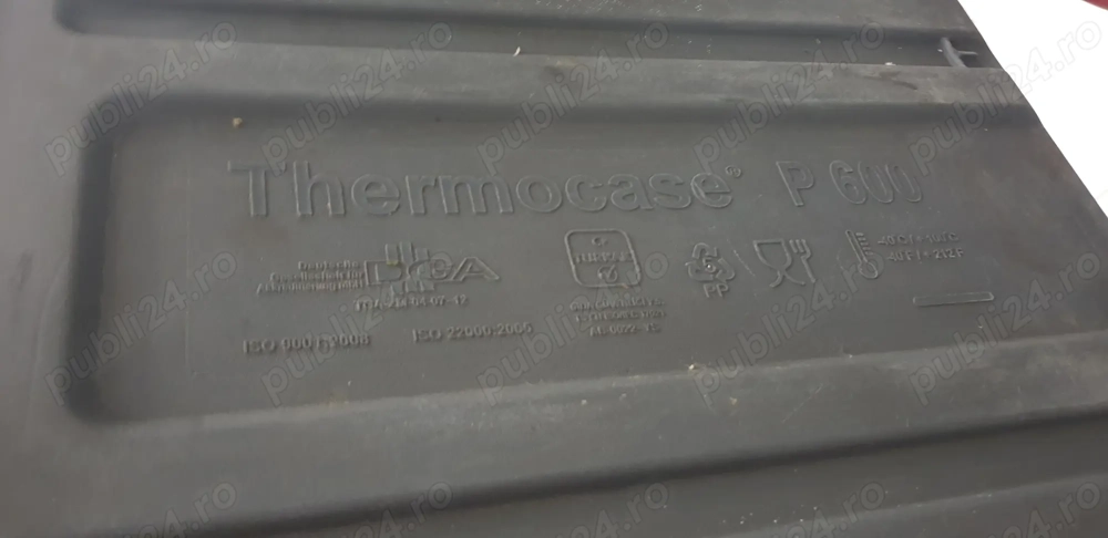 Termobox Thermocase P600 – set 4 bucăți livrare mâncare / catering / takeaway” - Imagine 2