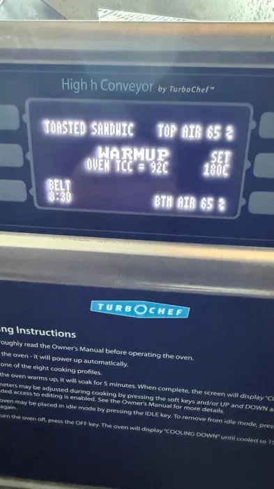 CUPTOR BANDĂ 650 mm TURBOCHEF (USA) - Imagine 7