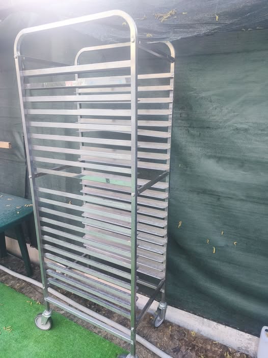 Carucior tavi inox HoReCa 45x65 – suport tavi patiserie / brutarie – pret mic