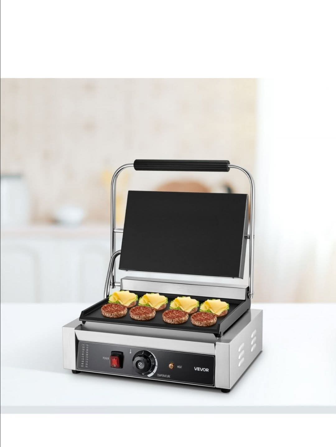 Sandwich maker profesional HoReCa – grill electric pentru burgeri, panini si toast