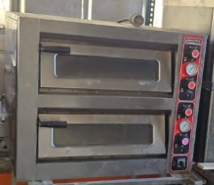 Cuptor Pizza Profesional 2 Camere – 4+4 Pizza, Alimentare 380V - Imagine 2