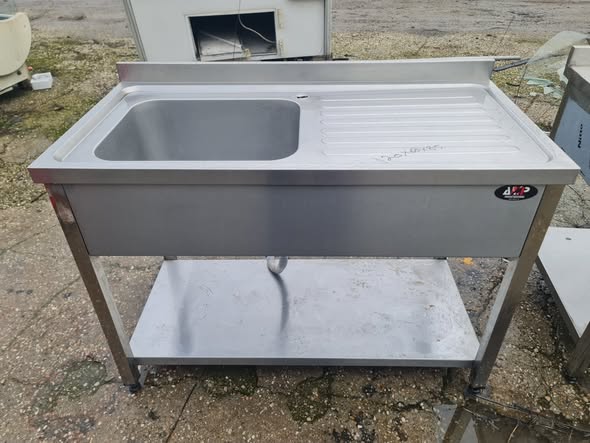 Spalator Inox Profesional cu 1 Cuva – 120x70x85 cm