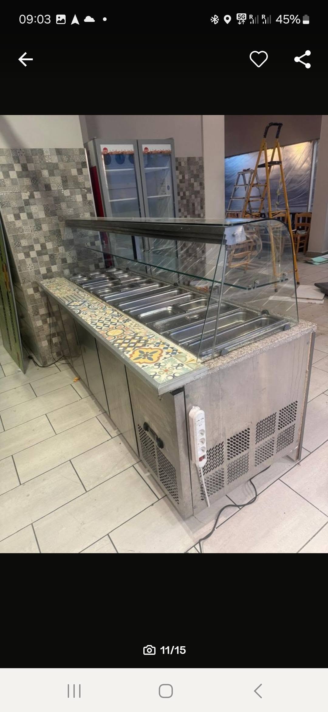 Vitrina Refrigerata Profesionala cu Cuve GN si Spatiu Frigorific Inferior - Imagine 4