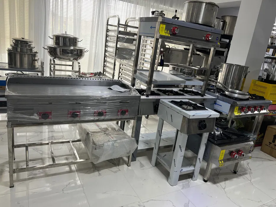 Gratar Profesional pe Gaz cu Placa Neteda Inox – 1200x600x800 mm | Nou, cu Garantie - Imagine 4
