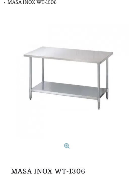 Mese de Lucru Profesionale din Inox – Diverse Dimensiuni | Produse Noi cu Garantie - Imagine 2