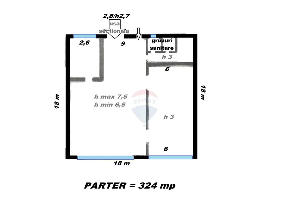 Hala industriala de inchiriat 432 mp – ideala pentru productie, depozitare si logistica HoReCa - Imagine 4