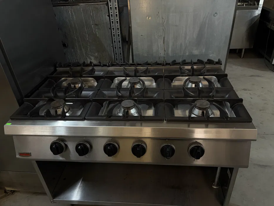 Aragaz profesional MBM Italia cu 6 ochiuri – linia 900, alimentare pe gaz - Imagine 3