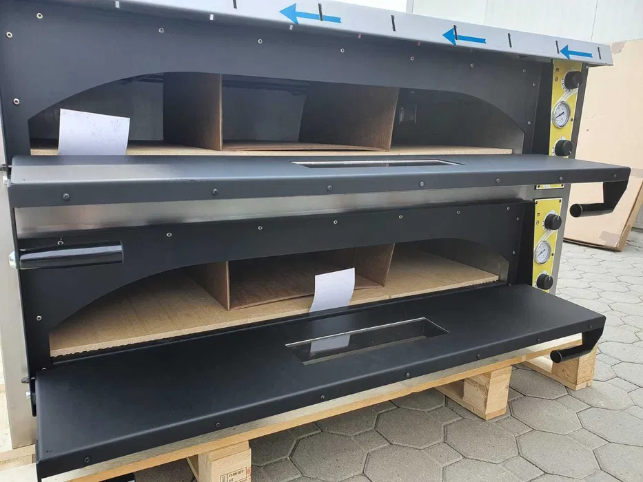 Cuptor profesional pentru pizza 6+6 pizza, doua camere, fabricat in Italia