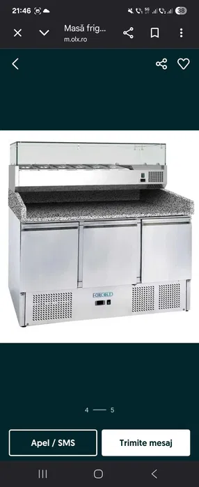 Echipamente horeca profesionale pentru pizzerie si restaurant - cuptor pizza, masa refrigerata, congelator si mobilier inox