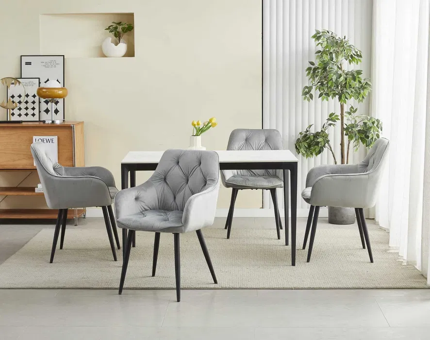 Fotoliu Restaurant, Pizzerie, Bar, Hotel sau Bistro cu Picioare Metalice – Model ROYAL P