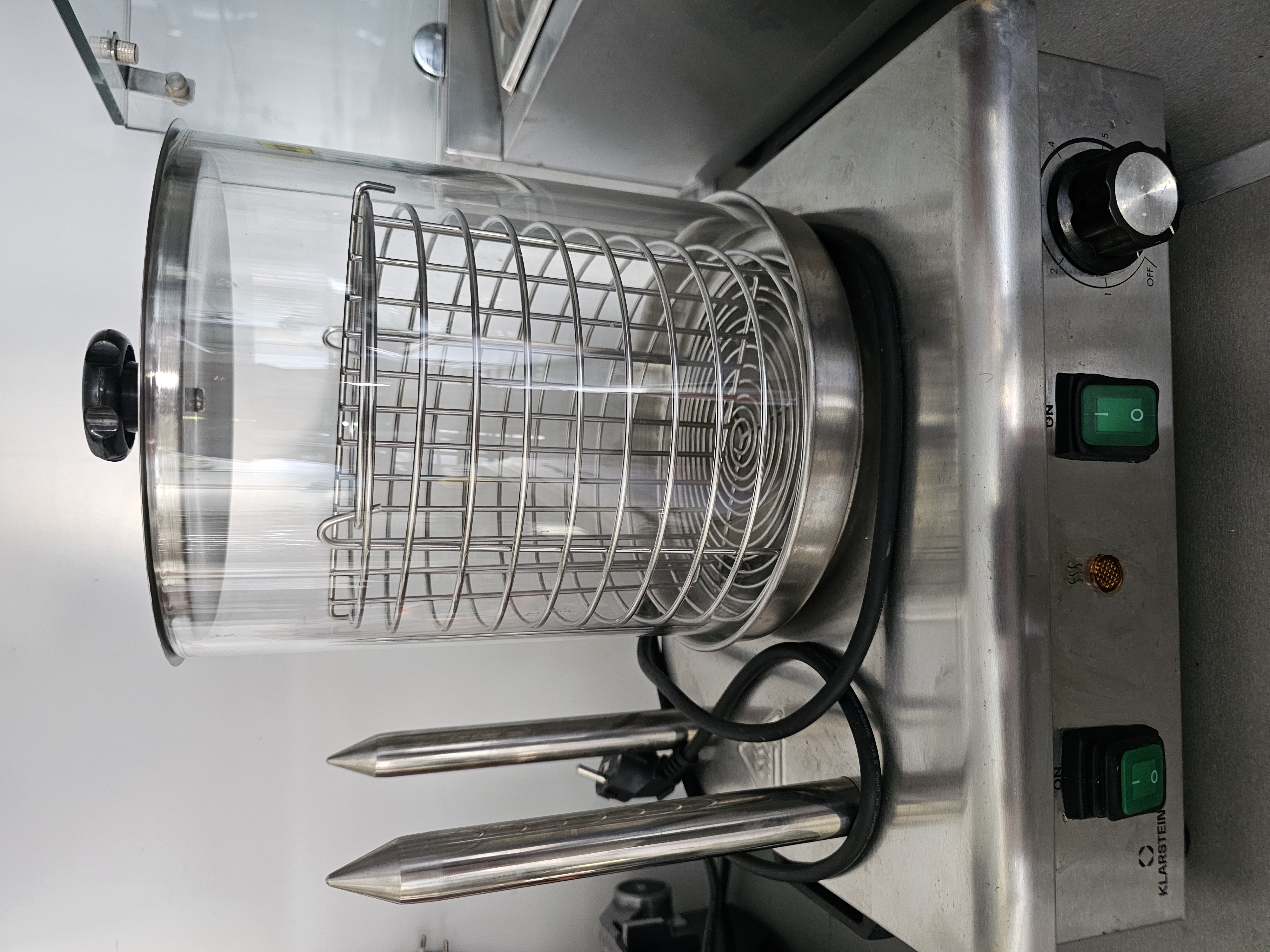 Aparat profesional Hotdog Klarstein, friteuză pe gaz, crepieră pe gaz, grill pe gaz