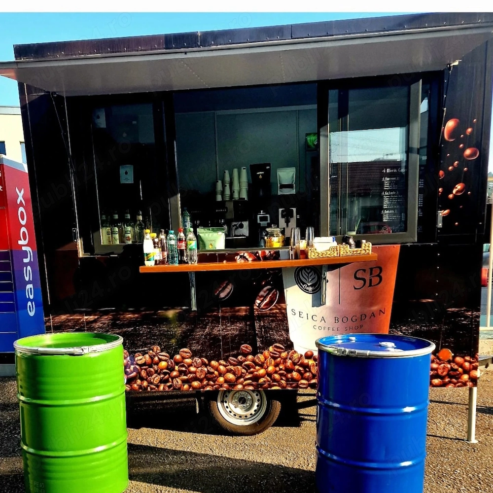 Rulota cafea de specialitate complet echipata – afacere la cheie pentru evenimente si street food - Imagine 2