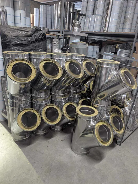 Cos de fum inox pentru soba si centrala | Sisteme profesionale de evacuare fum - Imagine 2