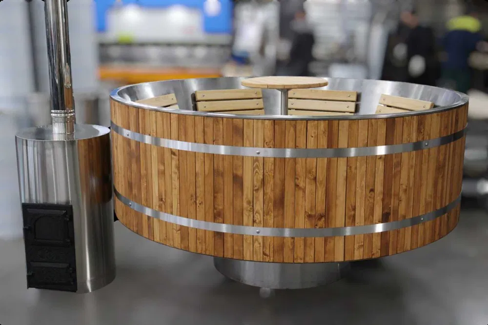 Ciubar din lemn cu inox la pret avantajos | Direct de la producator - Imagine 4