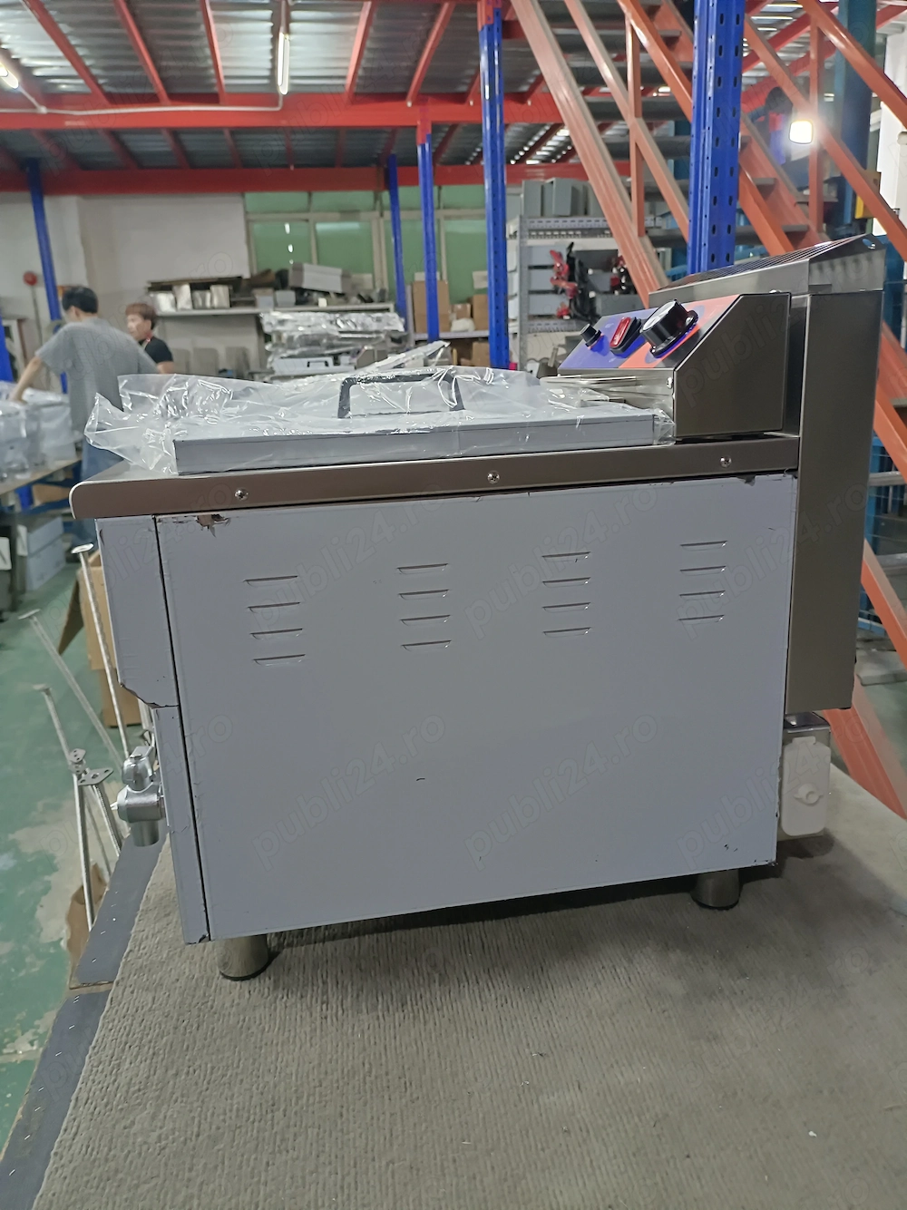 Friteuza Profesionala Electrica 17 Litri Propulse din Inox - Termostat si Limitator Temperatura - Imagine 3