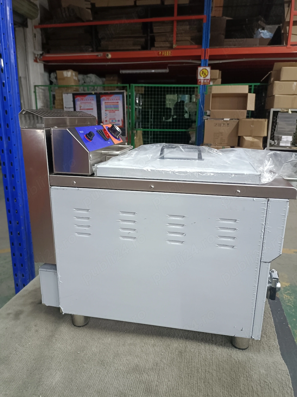 Friteuza Profesionala Electrica 17 Litri Propulse din Inox - Termostat si Limitator Temperatura - Imagine 4