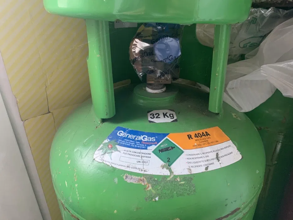 Butelie recuperat freon 40 kg cu 2 robineti - butelie agent frigorific pentru frigotehnie si climatizare - Imagine 2