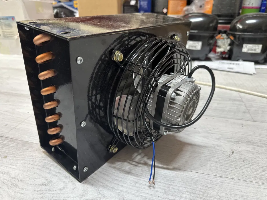 Radiator condensator cu ventilator 29 x 22 x 11 cm pentru vitrine si mese frigorifice - Produs Nou - Imagine 4