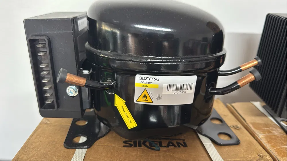 Motor compresor frigider 12V / 24V pentru frigider auto, camion, TIR si rulota - Imagine 2