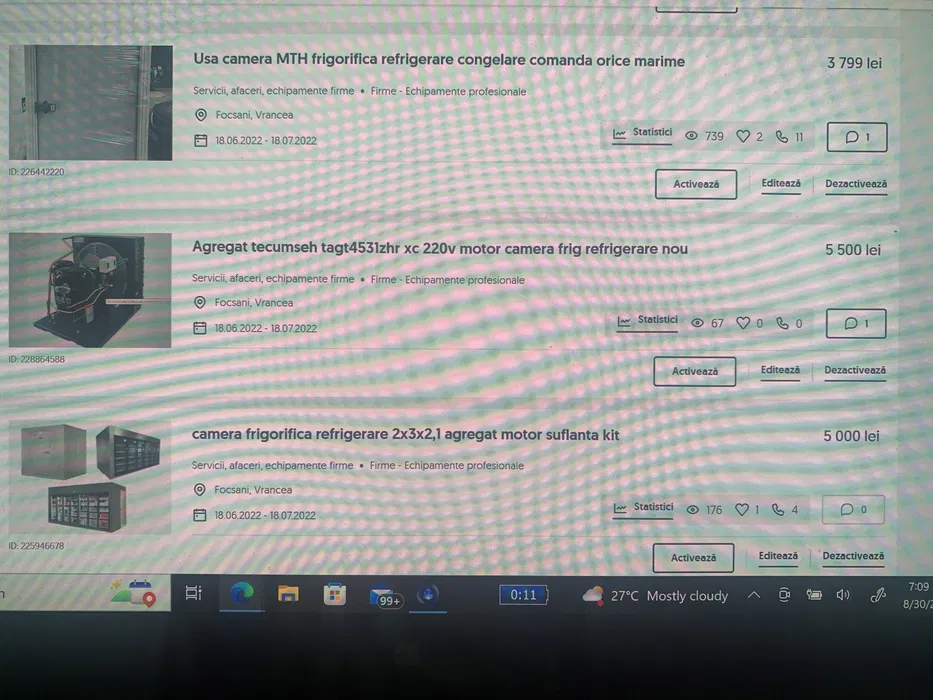 Agregat frigorific carcasat silentios pentru vitrina frigorifica si camera frigorifica