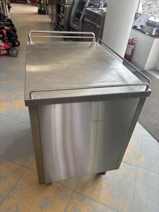 Carucior profesional inox pentru servire si depozitare cu sertare pentru HoReCa - Imagine 2