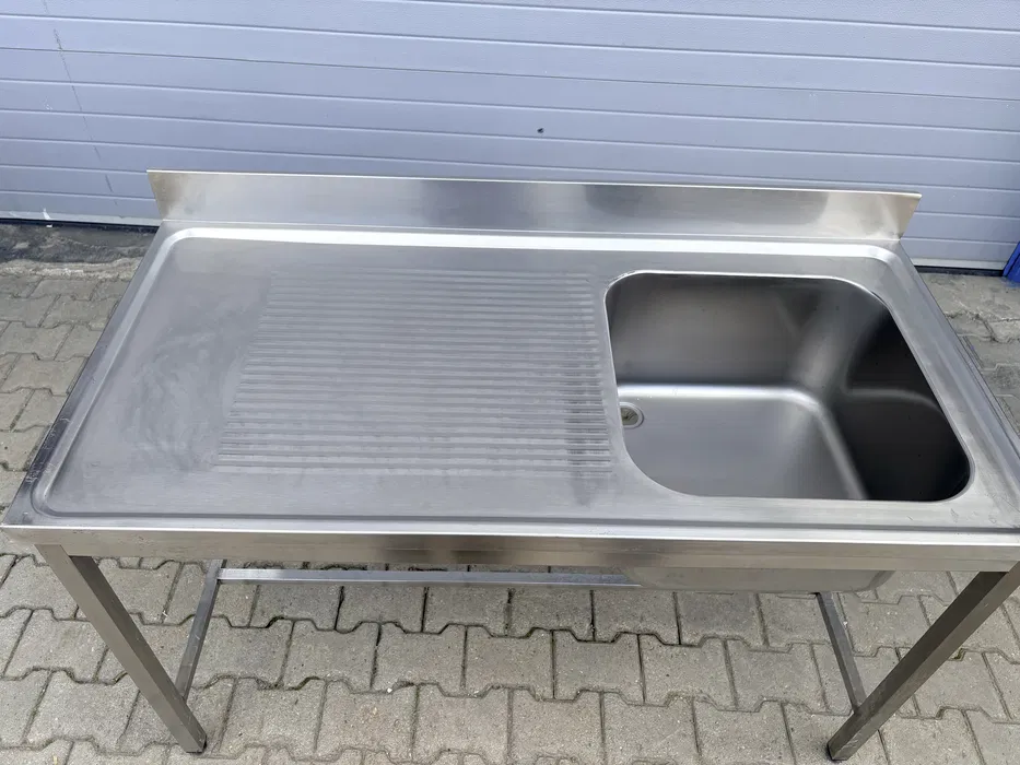 Chiuveta inox profesionala cu suport pentru restaurant, fast-food, laborator si HoReCa